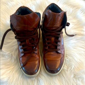To Boot New York Brown Adam Derrick -  Leather High-Top Men's Shoes
